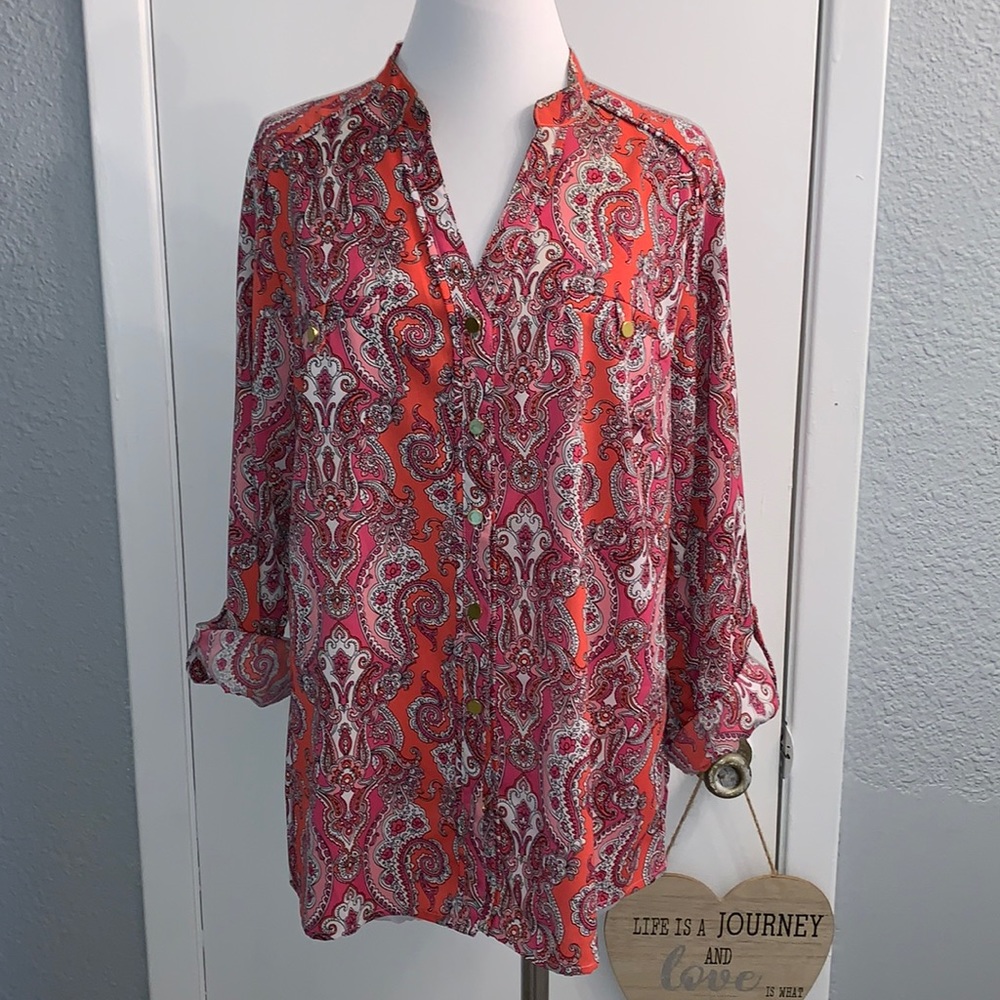 Notations | Paisley Button Down